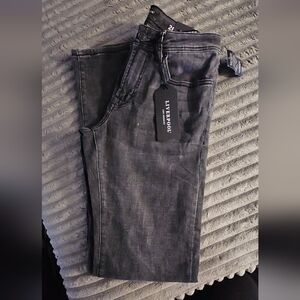 Liverpool Men's Dark Gray Slim Jeans